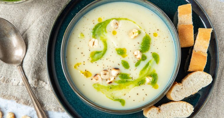 Knolselderij-pastinaaksoep